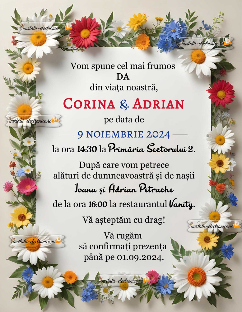 Invitatie la cununie