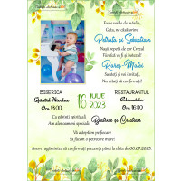 Invitatie la nunta si botez