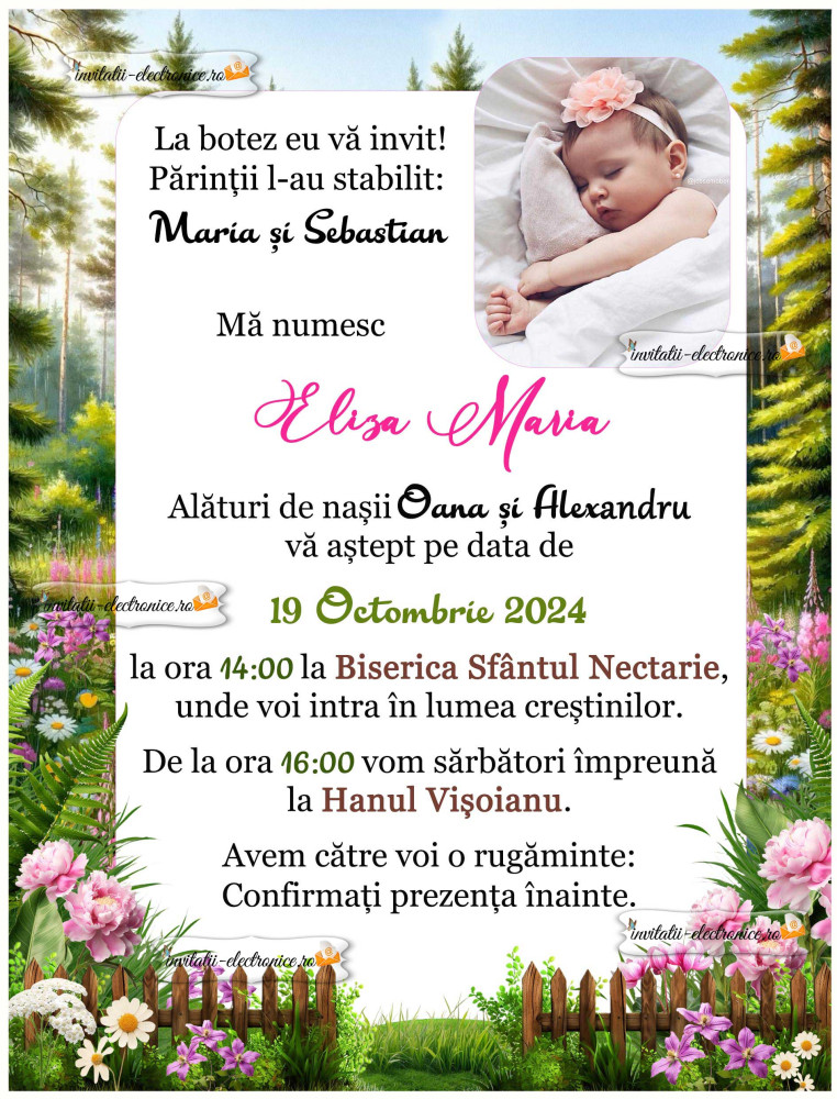 Invitatie la botez