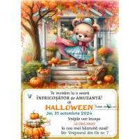 Invitatie la petrecere de Halloween