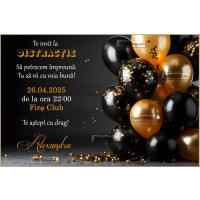 Invitatie la petrecere adulti