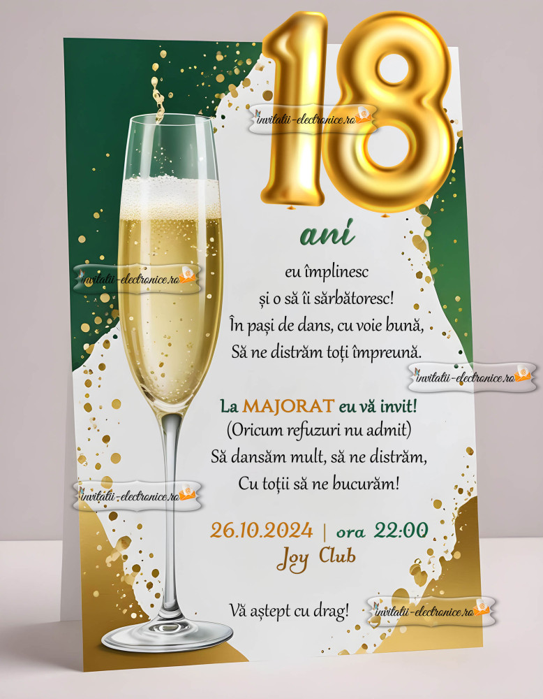 Invitatie majorat